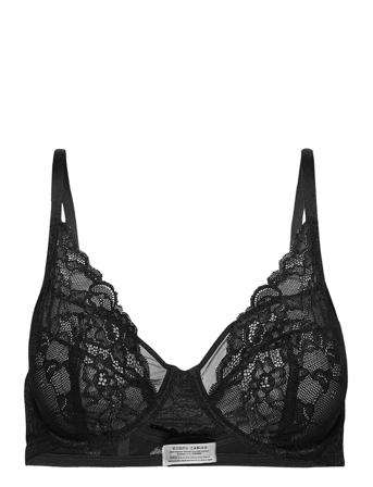 Bra Aster Emelie Lace Lingerie Bras & Tops Wired Bras Svart Lindex