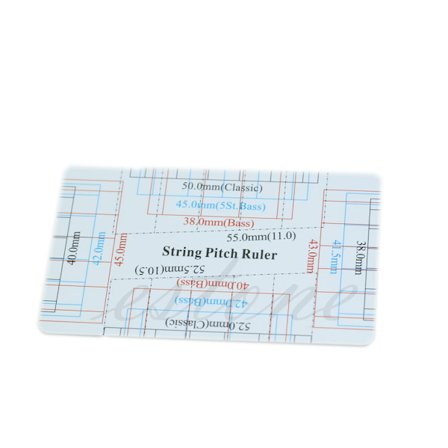 Ny Guitar Bas Lineal Streng Pitch Lineal Action Lineal Kort Vernier Caliper