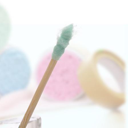 200 stk./pakke Dobbelt Hoved Bomulds Pinde Makeup Bomuldsknopper Spids Til Medicinsk Næse Øre Rengøring Sundhedspleje Værktøjer