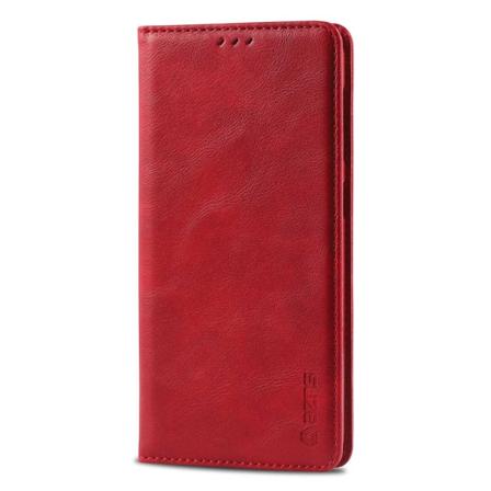 Stødabsorberende AZNS Wallet etui - Samsung Galaxy A10 Röd