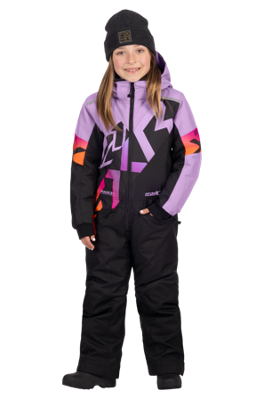 Tuta FXR Cold Cross CX 26 Bambino Nero/Bagliore Lilla 8