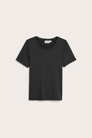 Kappahl | T-shirt z okrągłym dekoltem | Czarne