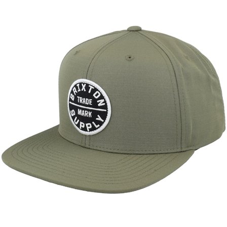 Brixton - Grün snapback Cap - Oath Iii Ivy Green Ripstop Snapback @ Hatstore