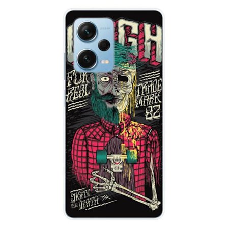 Siliconfodral - Kompatibel med Xiaomi Redmi Note 12 Pro Plus - design dödskalle urgh