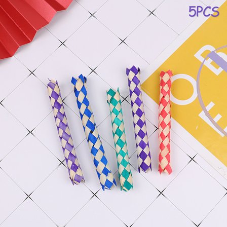 5 STK DIY Finger Traps Klassiske Bambus Fingers Trap Popits Pop