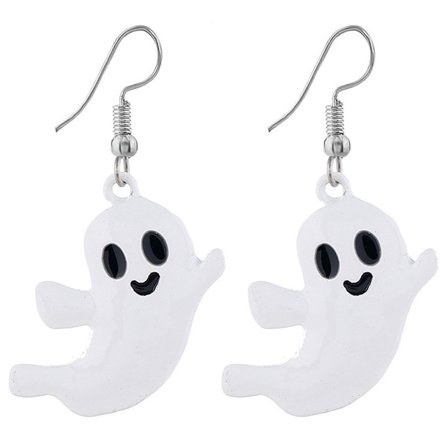 Halloween Øreringe Hvide Spøgelser