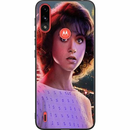 Motorola Moto E7i Power Svart Skal Stranger Things - Nancy Whe