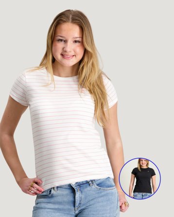 Calvin Klein CK 2PK TEE Vit T-shirts Tjej - Kids Brand Store