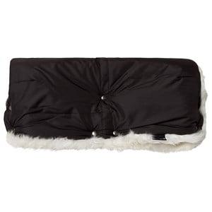 BOZZ Black Lambskin Handmuffs One Size - Stroller accessories - One size - White