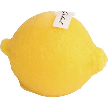 Sitruunan muotoinen tuoksukynttilä, Aroma soijavaha koristekynttilä pöytävalokuvaan