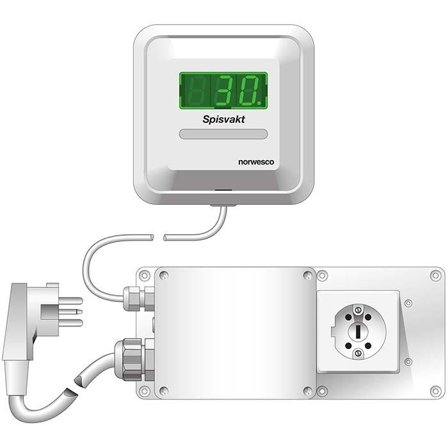 Norwesco StoveGuard SVP 400 Komfyrvakt med perilex-kontakt, Alarm & sikkerhet