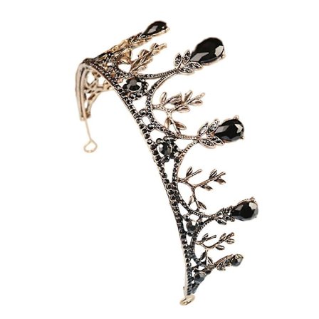 1 stk. Hårbånd Krystal Vintage Glimtende Bryllup Mode Tilbehør Krone Tiara Hårbånd Brud Hovedbeklædning