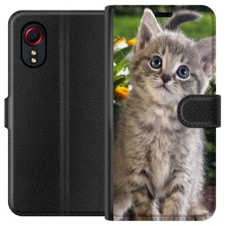 Kompatibelt Lommeboketui til Samsung Galaxy Xcover 5 Katt