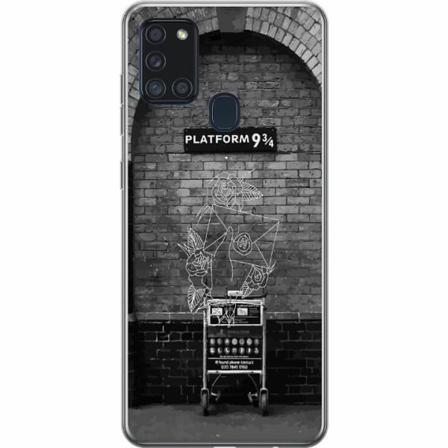 Samsung Galaxy A21s Genomskinligt Skal Harry Potter Hogwarts L