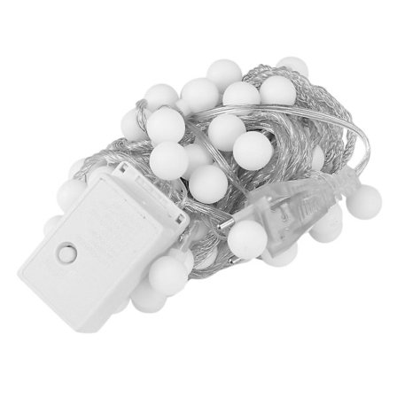 Ferie Lysslynge 220v 10m 60 Led Kugle Hængende Lyslynge EU Stik