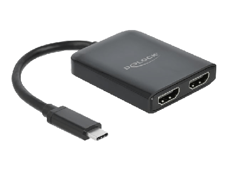Delock video adapter - HDMI / USB - 20 cm