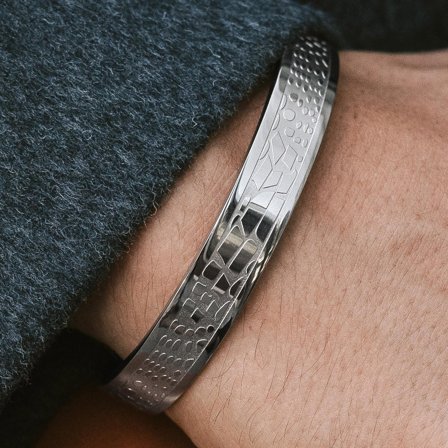 Shattered Fragments Bracelet for Men - Steel bracelets