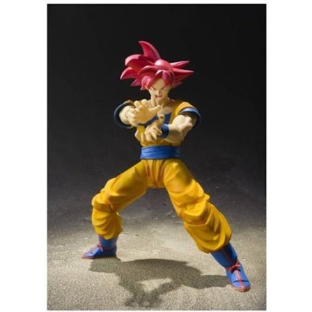 Figurine - Bandai - Son Goku Super Saiyan God - PVC - 14cm - Dragon Ball Z