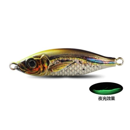 3D- printed fiskedrag Hårt bläckfiskbete 80GB B