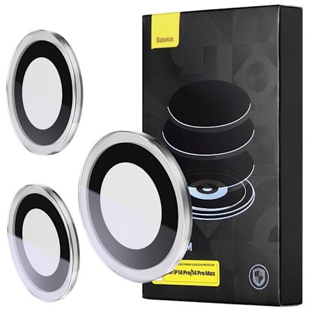 Herdet glass for kamera iPhone 14 Pro / 14 Pro Max Baseus + installasjonssett