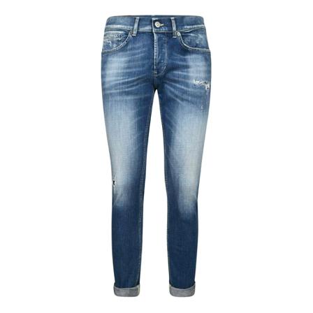 Dondup, Slim-fit Jeans Niebieski, Mężczyzna, Rozmiar: W34