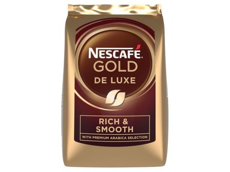NESCAFÉ Kaffe Snabbkaffe Gold de Luxe 250g - Lyreco - Kök och servering - Kaffe och te - Instantkaffe