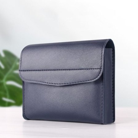 Laptop Power Storage Bag Mouse Data Cable Bag MÖRKBLÅ