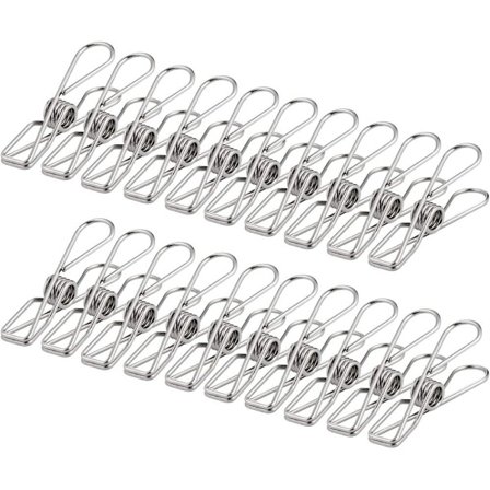 INOX 100 delar 60mm Pinces incasables Inusable ne Rouille Pas Pinces(6 cm)