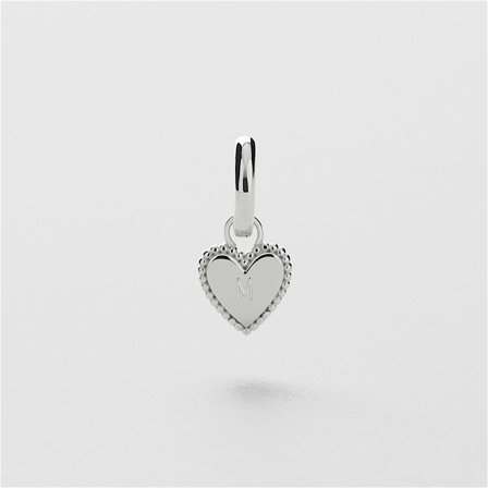 Heart Engraving Single Hoop