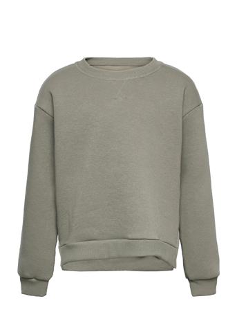 K Very Life L/S O-Neck Sweatshirt Pnt Sweatshirt Trøje Grøn Kids Only