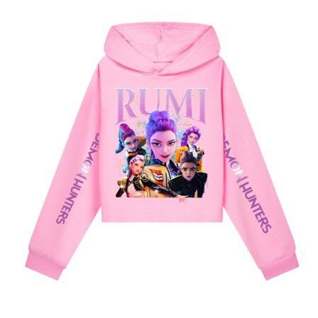 Flickor K-POP Demon Hunter Hoodie