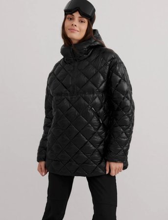 aim ́n Luxe Quilted Anorak - Black - XS
