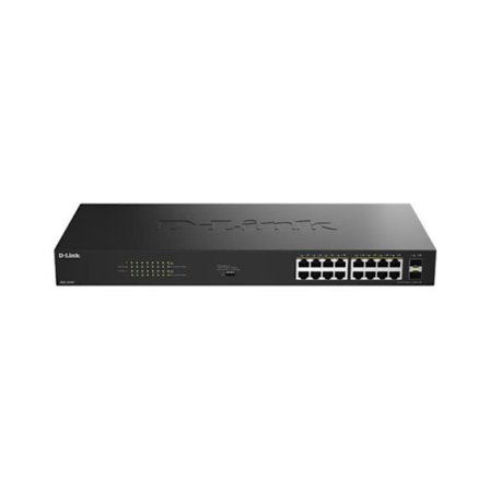 D-LINK SWITCH POE 16XGE 2XSFPCPNT