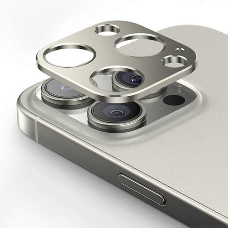 KALEBOL KLB-LPC005 Linsebeskyttelse i hul aluminiumslegering for iPhone 15 Pro Max/15 Pro