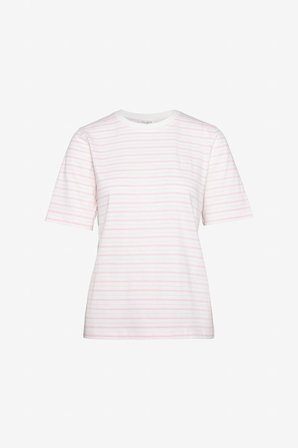 CAMILLA PIHL - Ezra Tee - Light Pink Stripe - XXL