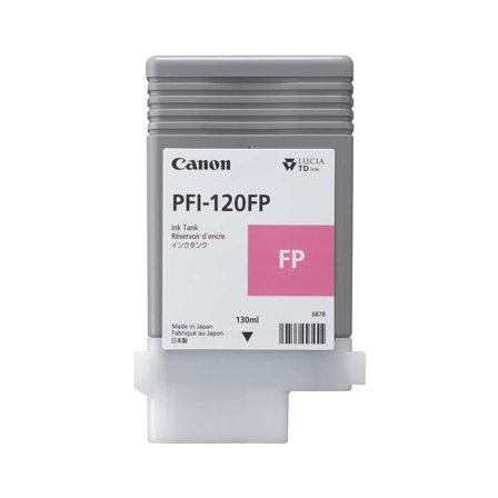 Canon PFI-120 FP - fluorescerende rosa - original - blekkbeholder