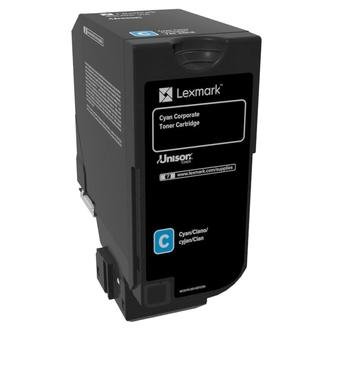 LEXMARK cyan - original - tonerpatron - LCCP, LRP, Lexmark Corporate