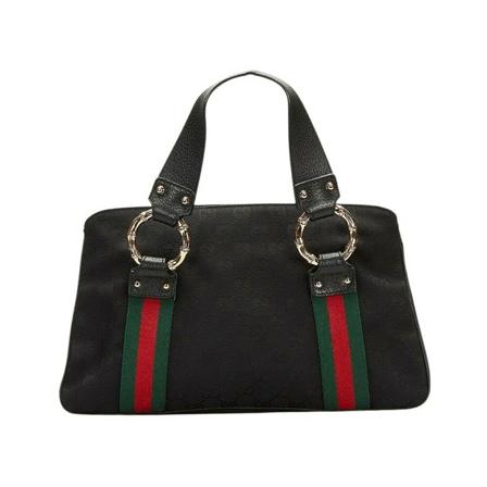 Gucci Vintage Handbags Sort, Dame Vintage Tasker, Størrelse: ONE Size