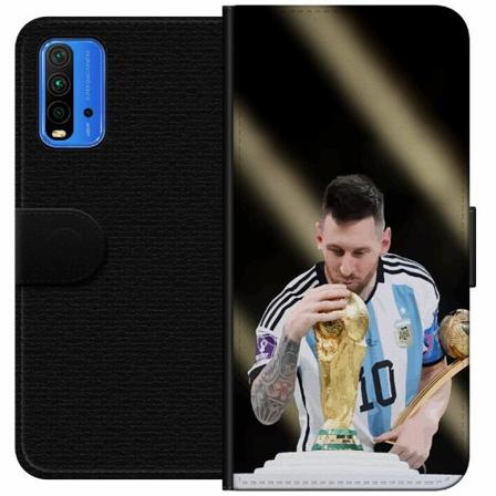 Xiaomi Redmi Note 9 4g Plånboksfodral Messi