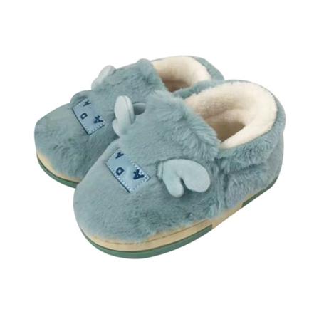 Barn Tecknad Söta Hem Skor Bomull Vinter Varm Plysch Tofflor
