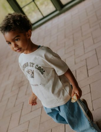 Fliink Sommer Cool T-Shirt - Cream - 104