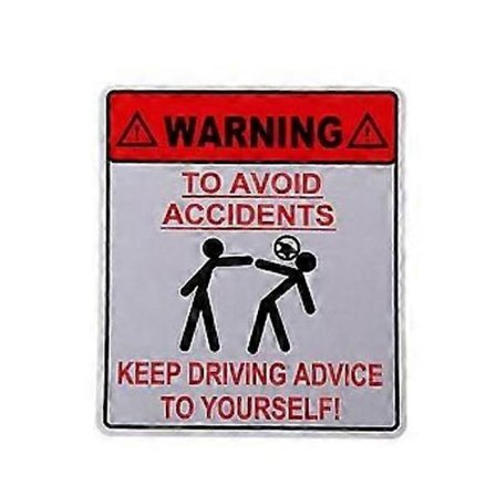 Autotarrat auton muotoiluun 13x9 cm koristeelliset tarrat autotallin seinään