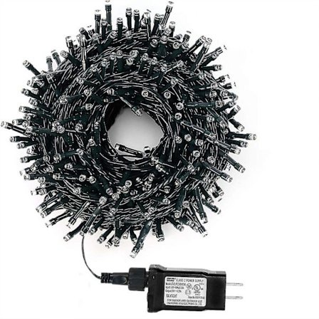 10 meter 100 lampor, led jul halloween ljusslingor, änd-till-ände-kontakt Olika lägen Minnesfunktion Utomhus inomhus Fairy Lights Julgran