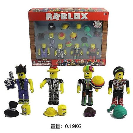 6-9 cm Roblox actionfigurer med rekvisita Tillbehör Barnpussel Pedagogiska leksaker Bygga figursammansättningsspel