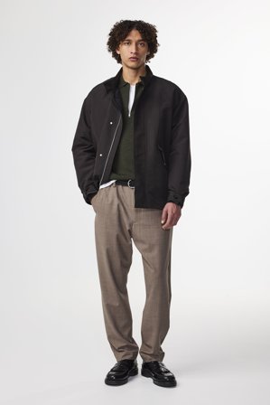 NN.07 Billie 1088 Hose Herren Khaki Wollmix