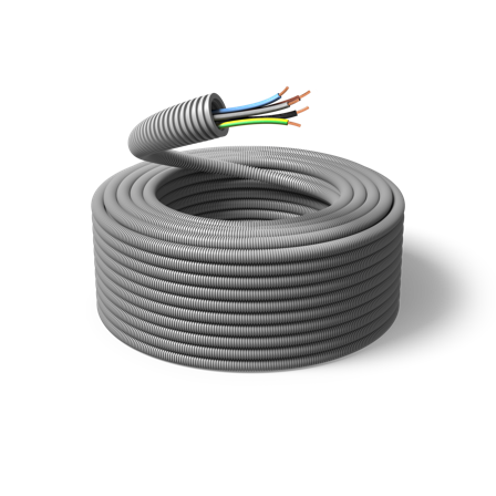 PM FLEX EQ Kabel fördragen, 100 m 5G1.5 mm², ytter-Ø16 mm, Anslutningsdon & kablar
