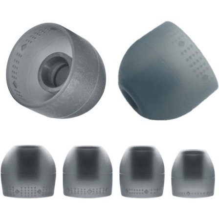 Blågrå silikon øreproppspisser Utvidede silikon ørepropper ørepropper Kompatibel med Sony WF-1000XM3 SP510 SP900 ørepropper (4 par) (L,M,S,XS)