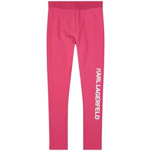 Karl Lagerfeld Pink Logo Leggings 16 Years - Bottoms - 16 years - Pink