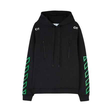 Off White Hoodies , Zwart , Heren , Maat: M