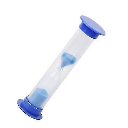 8x Mini Timeglas Sandglas 1 Minut Sandur Blå